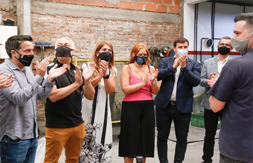 El intendente Chornobroff visitó La Cooperativa San Carlos